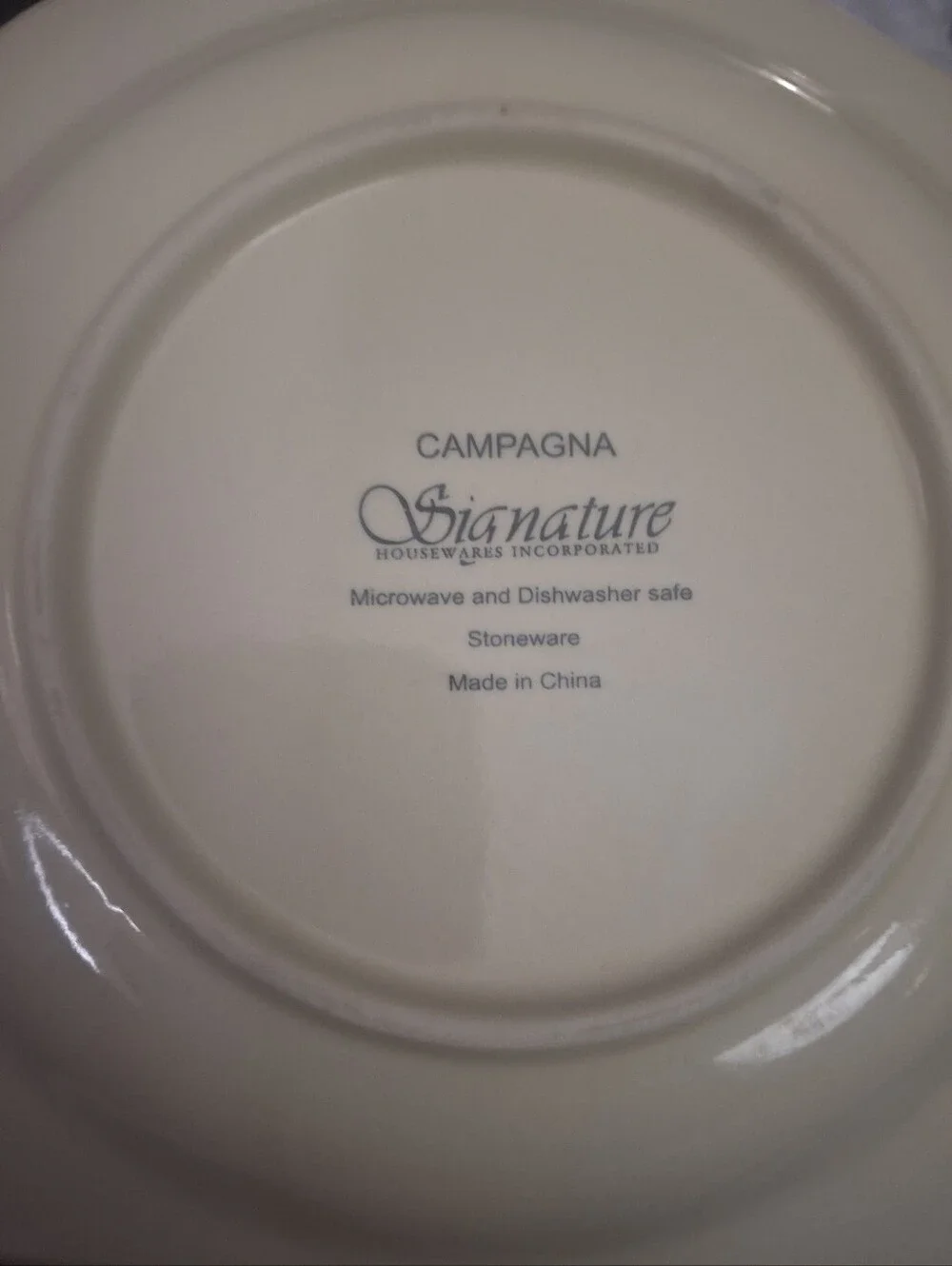 Cream Embossed Leaf Ceramic Dinner Plate And Lunch
